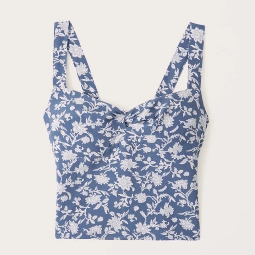 Abercrombie Twist-Front Wide Strap Cami
